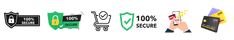 Guaranteed safe & secure checkout
